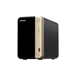QNAP TS-264 - NAS 2 baies avec 8 Go RAM, processeur Intel Celeron, 2 ports 2.5GbE, HDMI, ports USB 3.2 Gen 2, pour stockage et multimédia