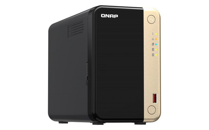 QNAP TS-264 Serveur NAS 2 baies Intel Celeron N5095 8 Go RAM 2 ports 2.5GbE HDMI 4K