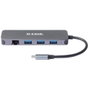 D-Link DUB-2334 Hub USB-C 5 en 1 Gris