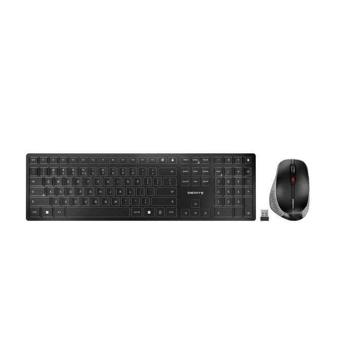 Clavier et souris sans fil Cherry JD-9500ES-2 Gris Espagnol Espagnol Qwerty Clavier et souris sans fil Cherry JD-9500ES-2 Gris Espagnol Espagnol Qwerty