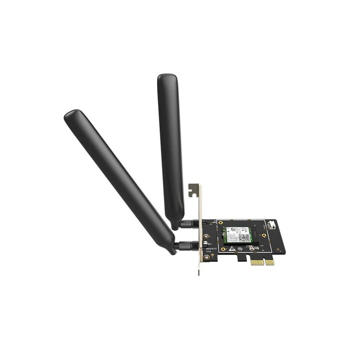 Tenda E33 Carte réseau Wi-Fi PCI Express AX5400 triple bande 2.4/5/6 GHz avec Bluetooth