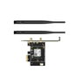Tenda E33 Carte réseau Wi-Fi PCI Express AX5400 triple bande 2.4/5/6 GHz avec Bluetooth