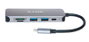 D-Link Hub USB Type-C, 6 ports, Lecteur de cartes SD/SDHC/SDXC, Gris