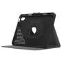 Targus - Housse VersaVu Slim pour iPad Apple 11e Génération 2025 et 10e Génération 10.9 pouces 2022 - Protection Militaire, Support Rotatif 360° - Noir
