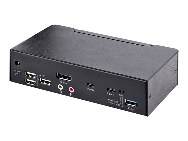 Startech SV231DPUCA Switch KVM USB-C 11 Ports avec Hub USB 3.0 et Audio – 4K HDR 60Hz