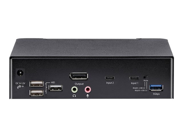 Startech SV231DPUCA Switch KVM USB-C 11 Ports avec Hub USB 3.0 et Audio – 4K HDR 60Hz