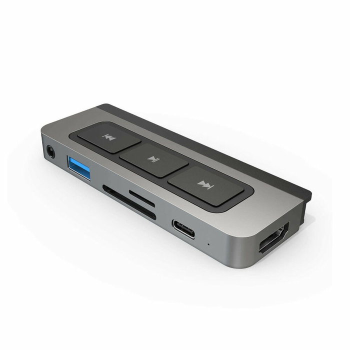 Hub USB Hyper HD449 Gris Argenté Hub USB Hyper HD449 Gris Argenté