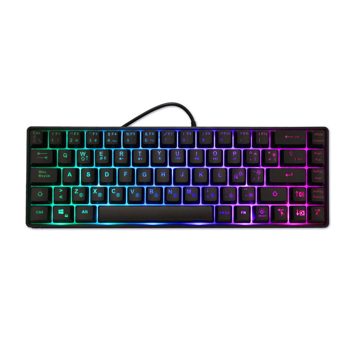 Clavier CoolBox mini TM065 Noir Espagnol Qwerty