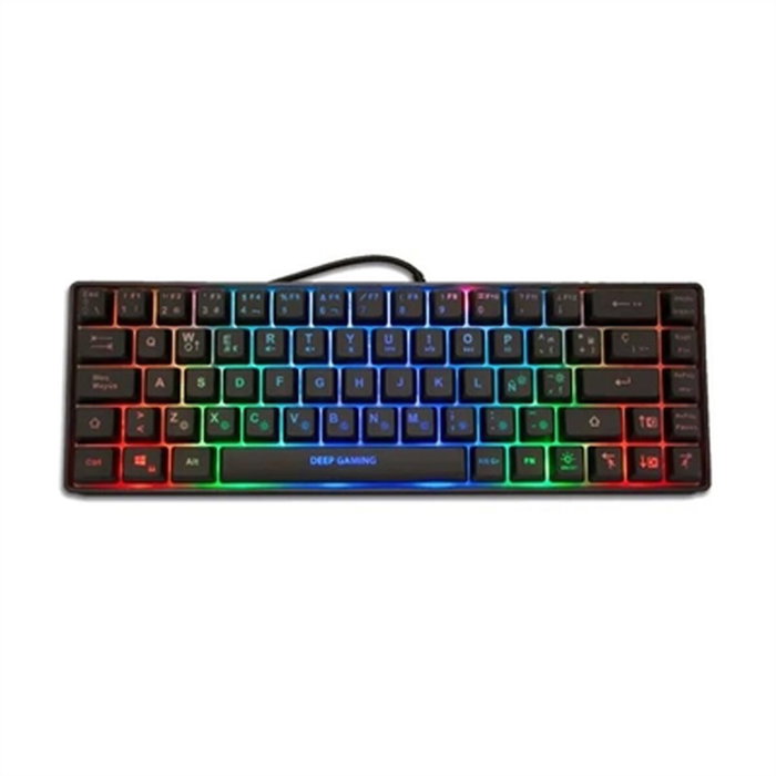 CoolBox mini TM065 Clavier Gaming Noir Espagnol QWERTY