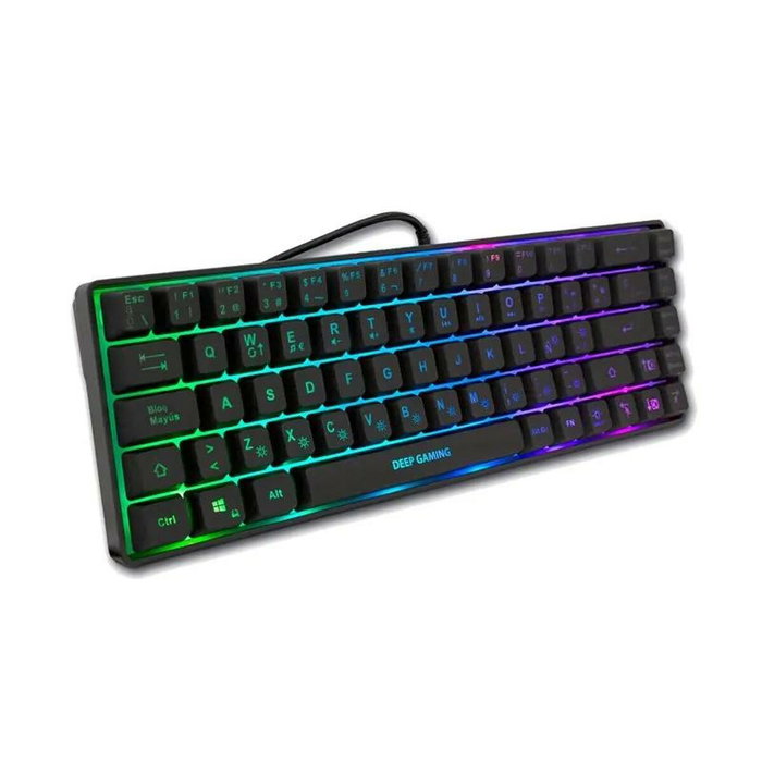 CoolBox mini TM065 Clavier Gaming Noir Espagnol QWERTY
