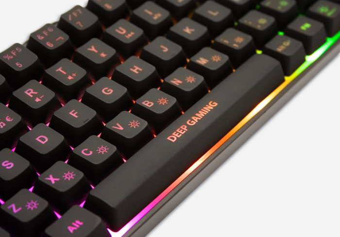 Coolbox Mini TM065 Clavier Gaming 65% Mécanique Membrane RGB Anti-Ghosting