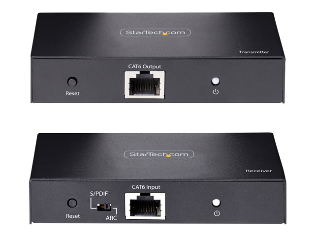 StarTech.com Extenseur HDMI 4K60 par CAT5/CAT6 avec Audio S/PDIF – 70 mètres – 8 ports HDMI – Référence 4K70IC