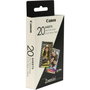 Canon ZP-2030 Papier photographique ZINK 5 x 7,6 cm, 20 feuilles