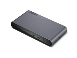 Lenovo Dock Universel USB-C Professionnel - 2 ports USB-C, 3 ports USB 3.1, Double écran 4K 60Hz, Alimentation 90W - 188 x 170 x 72 mm