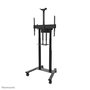 Neomounts FL55-875BL1 Support de sol motorisé pour écrans de 55 à 100 pouces, chariot mobile réglable en hauteur avec télécommande et système anti-collision - Noir
