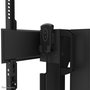 Neomounts FL55-875BL1 Support de sol motorisé pour écrans de 55 à 100 pouces, chariot mobile réglable en hauteur avec télécommande et système anti-collision - Noir