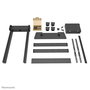 Neomounts FL55-875BL1 Support de sol motorisé pour écrans de 55 à 100 pouces, chariot mobile réglable en hauteur avec télécommande et système anti-collision - Noir