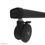 Neomounts FL55-875BL1 Support de sol motorisé pour écrans de 55 à 100 pouces, chariot mobile réglable en hauteur avec télécommande et système anti-collision - Noir