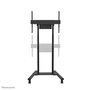 Neomounts FL55-875BL1 Support de sol motorisé pour écrans de 55 à 100 pouces, chariot mobile réglable en hauteur avec télécommande et système anti-collision - Noir