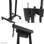 Neomounts FL55-875BL1 Support de sol motorisé pour écrans de 55 à 100 pouces, chariot mobile réglable en hauteur avec télécommande et système anti-collision - Noir
