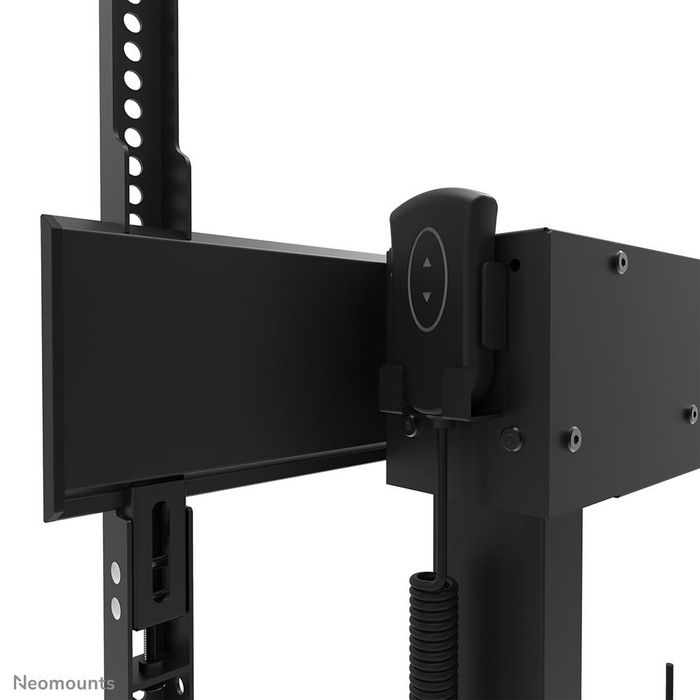 Neomounts WL55-875BL1 Support Mural Motorisé pour Écran 55-100" jusqu'à 110 kg - Réglage Hauteur 65 cm Motorisé avec Télécommande et Anti-collision - Noir