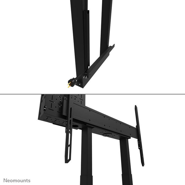 Neomounts WL55-875BL1 Support Mural Motorisé pour Écran 55-100" jusqu'à 110 kg - Réglage Hauteur 65 cm Motorisé avec Télécommande et Anti-collision - Noir