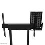 Neomounts WL55-875BL1 Support Mural Motorisé pour Écran 55-100" jusqu'à 110 kg - Réglage Hauteur 65 cm Motorisé avec Télécommande et Anti-collision - Noir