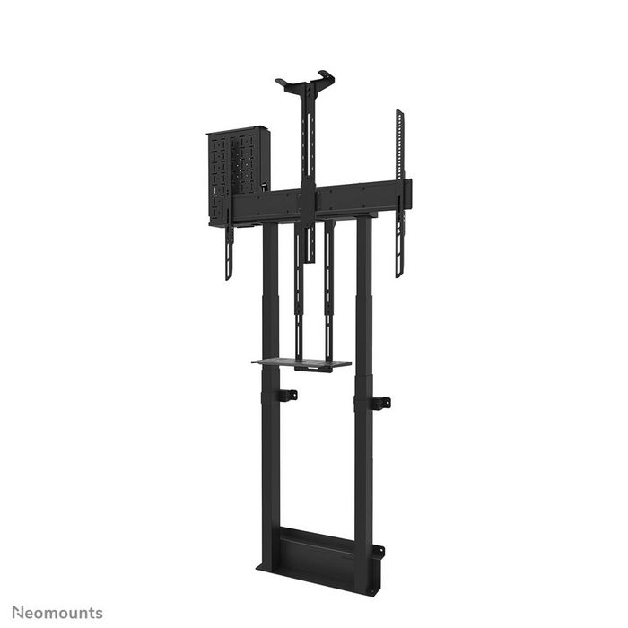 Neomounts WL55-875BL1 Support Mural Motorisé pour Écran 55-100" jusqu'à 110 kg - Réglage Hauteur 65 cm Motorisé avec Télécommande et Anti-collision - Noir