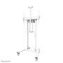 Neomounts FL55-875WH1 Support de sol motorisé mobile pour écran TV/Vidéoconférence jusqu'à 100 pouces (254 cm), hauteur réglable, capacité 110 kg, chariot avec roues, blanc