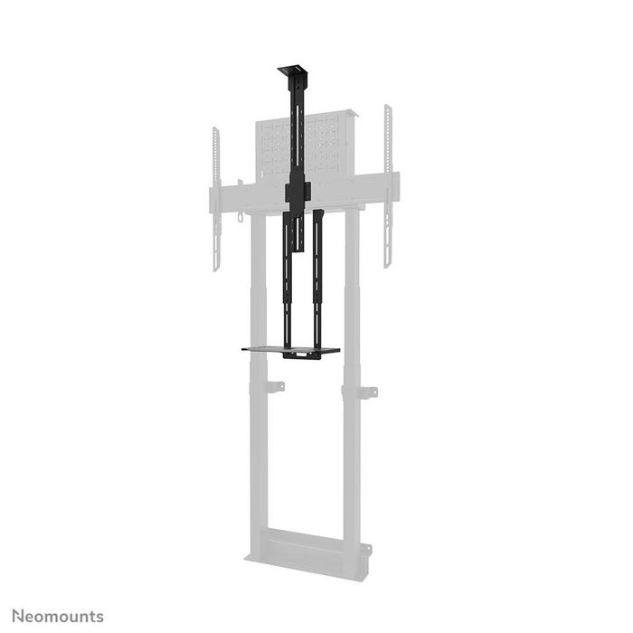 Neomounts AFL-875BL1 Kit Vidéobar et Multimédia pour Supports d'Écran FL55-875BL1 et WL55-875BL1 avec Étagères Caméra et Appareils - Noir