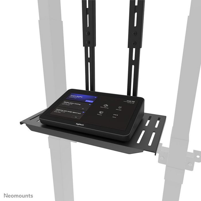 Neomounts AFL-875BL1 Kit Vidéobar et Multimédia pour Supports d'Écran FL55-875BL1 et WL55-875BL1 avec Étagères Caméra et Appareils - Noir