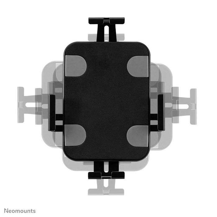 Neomounts WL15-625BL1 Support mural rotatif 360 degres pour tablette 7.9 a 11 pouces avec verrou antivol, patins antiderapants et fixation VESA - Noir