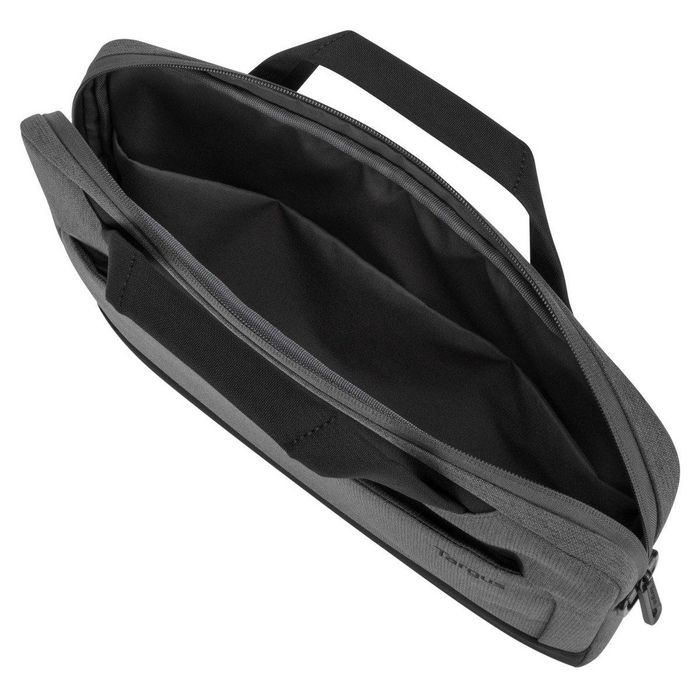 Targus Cypress 14'' Slimcase Housse d'Ordinateur Portable avec EcoSmart - 38 x 4 x 32.5 cm, Gris - Fabriquée à partir de 13 Bouteilles d'Eau en Plastique Recyclées Targus Cypress 14'' Slimcase Housse d'Ordinateur Portable avec EcoSmart - 38 x 4 x 32.5 cm, Gris - Fabriquée à partir de 13 Bouteilles d'Eau en Plastique Recyclées