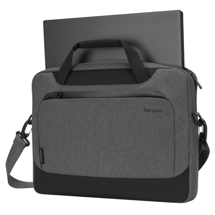 Targus Cypress 14'' Slimcase Housse d'Ordinateur Portable avec EcoSmart - 38 x 4 x 32.5 cm, Gris - Fabriquée à partir de 13 Bouteilles d'Eau en Plastique Recyclées Targus Cypress 14'' Slimcase Housse d'Ordinateur Portable avec EcoSmart - 38 x 4 x 32.5 cm, Gris - Fabriquée à partir de 13 Bouteilles d'Eau en Plastique Recyclées