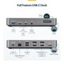 StarTech.com 116E-USBC-DOCK Station d'accueil USB-C 13-en-1 Triple 4K DisplayLink Power Delivery 100W