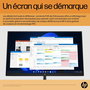 HP Écran E24 G5 - 23,8 Pouces FHD (1920x1080) IPS - 75 Hz - Réglage Hauteur/Pivot - Micro-bordure 3 côtés - Connectivité complète - HP Eye Ease