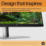 HP Écran E24 G5 - 23,8 Pouces FHD (1920x1080) IPS - 75 Hz - Réglage Hauteur/Pivot - Micro-bordure 3 côtés - Connectivité complète - HP Eye Ease