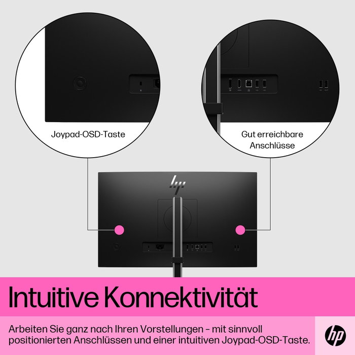 HP E24t G5 Écran tactile FHD 23,8 pouces, Noir