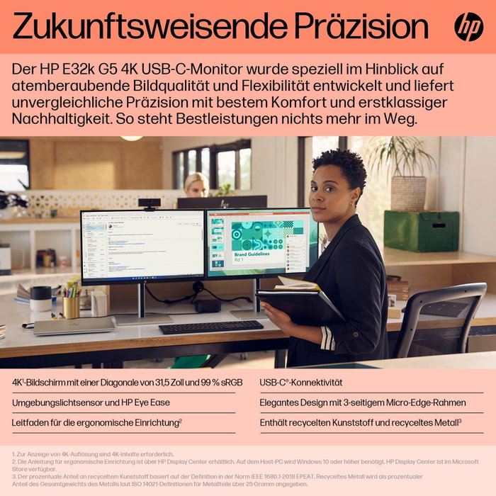 HP E32k G5 4K UHD 31,5 pouces