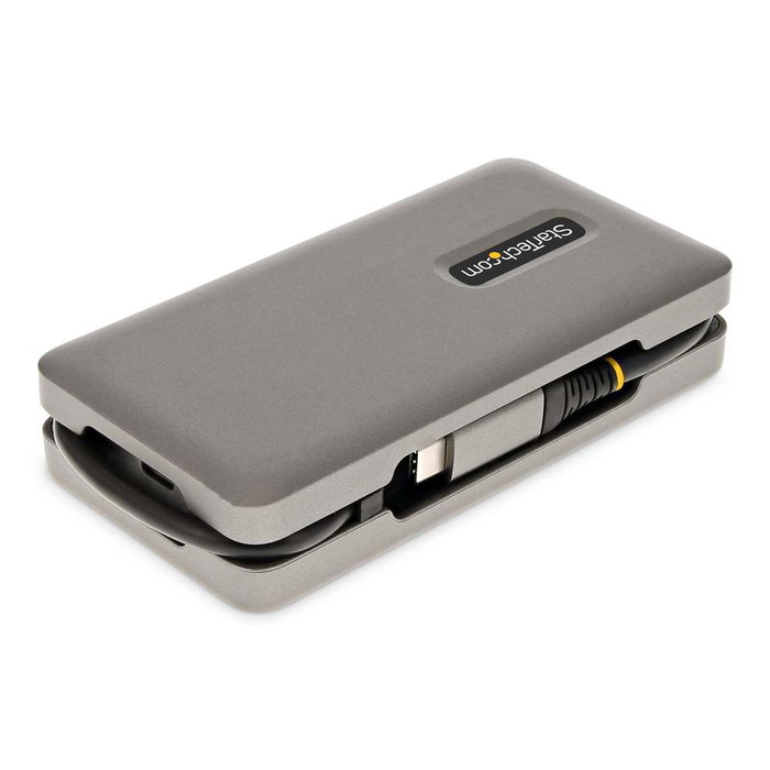 Startech Docking Station DKT31CVHPD3 USB-C Hub HDMI VGA RJ45 100W Passthrough 4K 60Hz Gris Startech Docking Station DKT31CVHPD3 USB-C Hub HDMI VGA RJ45 100W Passthrough 4K 60Hz Gris