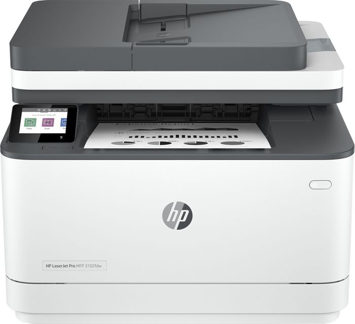 HP Imprimante multifonction LaserJet Pro 3102fdw - Impression, copie, scan, fax sans fil recto-verso - Jusqu'à 33 ppm HP Imprimante multifonction LaserJet Pro 3102fdw - Impression, copie, scan, fax sans fil recto-verso - Jusqu'à 33 ppm