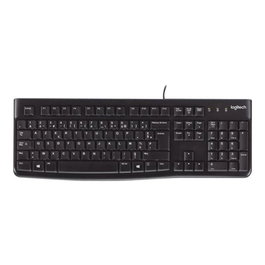 Logitech K120 Teclado USB avec Cable Noir QWERTY Complet Silencieux