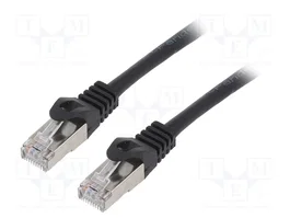GEMBIRD Cordon de patch Cat 6 F/UTP 0,5m noir