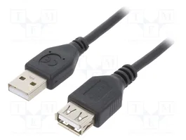 GEMBIRD Cablexpert Câble USB 2.0 USB A socle vers USB A prise 3m