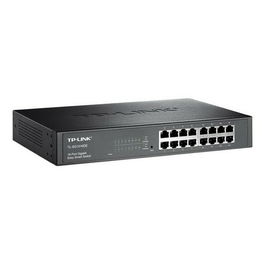 TP-LINK Switch Gigabit 16 ports TL-SG1016DE, gestion web, rackable, noir
