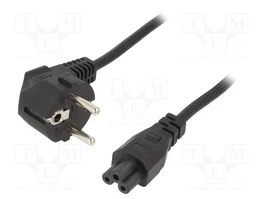 GEMBIRD Câble d'alimentation H05VV-F 3x0,75mm2 1,8m noir