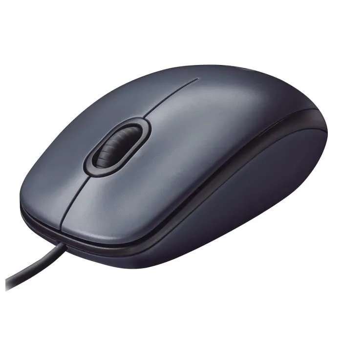 Logitech M90 Souris optique filaire ambidextre Noir