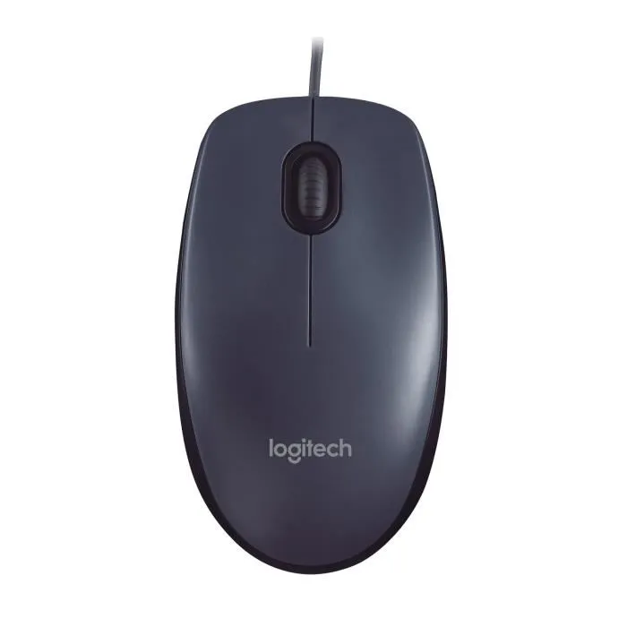 Logitech M90 Souris optique filaire ambidextre Noir