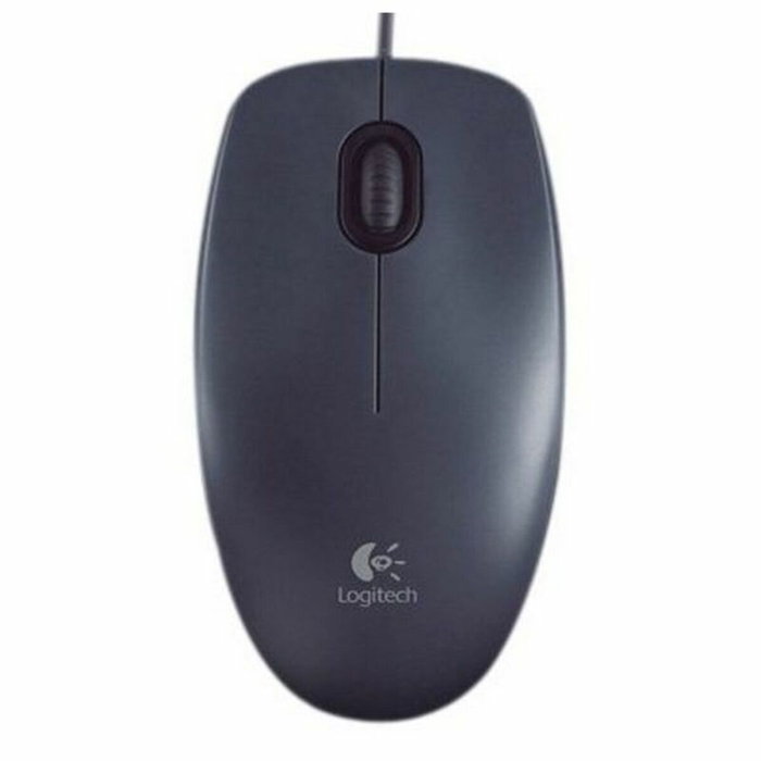 Logitech M90 Souris optique filaire ambidextre Noir