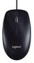 Logitech M90 Souris USB Filaire Optique 1000 DPI Noir pour PC et Mac, Forme Ambidextre et Confortable